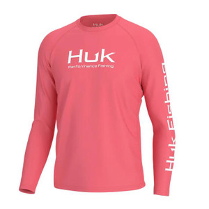 Huk Men's Vented Pursuit Shirt - Long Sleeve - Harbor Mist
