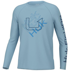 Huk Youth Pursuit Solid Shirt - Long Sleeve - Ultra Pink - Dance's Sporting  Goods