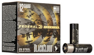 Federal Premium Black Cloud FS Steel 12 Gauge - 3" - #3 - 1-1/4oz Payload - 1450 FPS - 25 Rounds - 604544623307