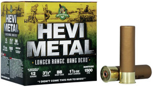 HEVI-Shot Hevi-Metal Longer Range 12 Gauge - 3.5" - BB - 1-1/2oz Payload - 1500 FPS - 25 Rounds - 816383002926