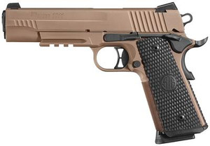 Sig Sauer 1911 Emporer Scorpion 45 ACP - 5" Barrel - Night Sights - FDE / Black - 8 Round - 798681503995