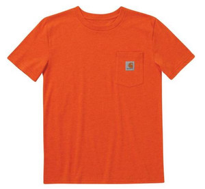 Carhartt Kid's Pocket Tee - Short Sleeve - Exotic Orange -