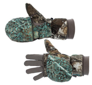 DSG Outerwear Flip Top 4.0 Mitten with Glove Liner - Realtree Edge -