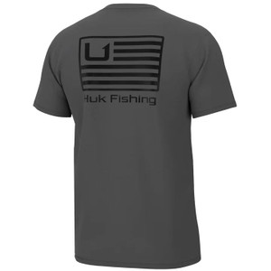 Huk & Bars Tee - Short Sleeve - Volcanic Ash -