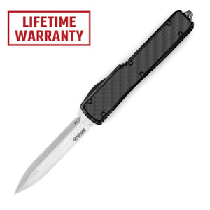 Krate Tactical "Parallax" OTF Knife - Black - 810118172052