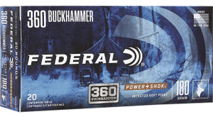 Federal Power-Shok 360 Buckhammer - 180 Grain SP - 2375 FPS - 20 Rounds - 604544688276