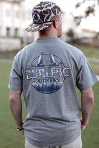 Burlebo Circle Ducks Tee - Short Sleeve - Dark Heather Gray -