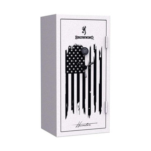 Browning Hunter Patriot Series 33 Gun Safe - White / American Flag - 840338208545