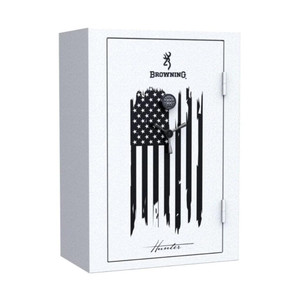 Browning Hunter Patriot Series 49 Gun Safe - White / American Flag - 840338208552 Browning Hunter Patriot Series 49 Gun Safe - White / American Flag - 840338208552