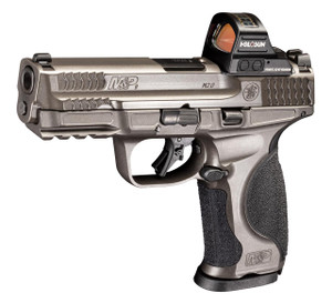 Smith & Wesson M&P M2.0 Metal 9mm - Holosun 407C Red Dot - Gray / Black - 17 Round - 022188895056 Smith & Wesson M&P M2.0 Metal 9mm - Holosun 407C Red Dot - Gray / Black - 17 Round - 022188895056
