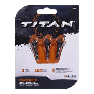 Allen Titan Small Game Head - 100 Grain - 3 Pack - 026509021186 Allen Titan Small Game Head - 100 Grain - 3 Pack - 026509021186