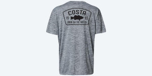 Costa Tech Arco Tee - Short Sleeve - Bass Heather Gray -