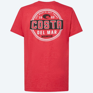 Costa Prado Tee - Short Sleeve - Red Heather -