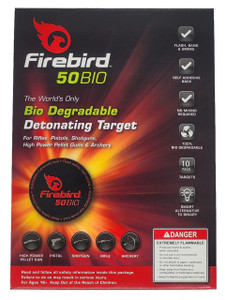 Firebird 50BIO Bio Degradable Detonating Target - 10 Pack - 609207237051