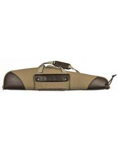 HQ Outfitters Canvas Scoped Rifle Case - 48" - Green / Brown - 768721544530