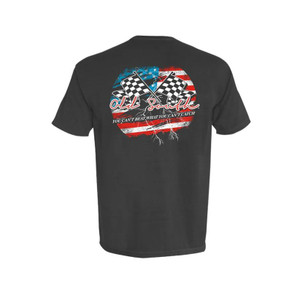 Old South Checkered Flag Tee - Short Sleeve - Pepper -