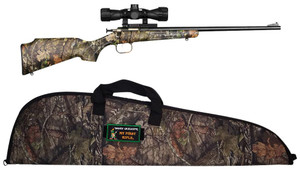 Keystone Crickett Youth Package 22 LR - 16.12" Barrel - Crickett Scope - Mossy Oak Break-Up Country - 1 Round - 611613121633
