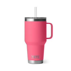 YETI Rambler 35oz Straw Mug with Straw Lid - Tropical Pink - 888830338407