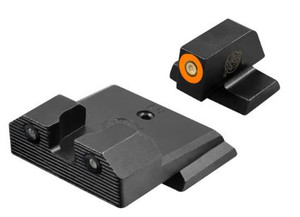 XS Sights R3D 2.0 Night Sights - Fits S&W M&P & M2.0 - Full Size & Compact (9mm, 40 S&W, 45 ACP), SD9 - Orange - 647533004015