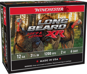 Winchester Long Beard XR 12 Gauge - 3.5" - #6 - 2oz Payload - 1200 FPS - 10 Rounds - 020892021327