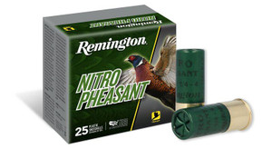 Remington Nitro Pheasant 12 Gauge - 2.75" - #6 - 1-1/4oz Payload - 1400 FPS - 25 Rounds - 047700347509