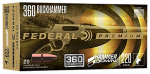 Federal Hammer Down 360 BuckHammer - 220 Grain SP - 2035 FPS - 20 Rounds - 604544696745