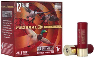 Federal Ultra Steel 12 Gauge - 3" - #2 & #4 - 1-1/4oz Payload - 1450 FPS - 25 Rounds - 604544698800