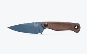 Benchmade Dacian Spear Point - Brown Canvas Micarta - 610953211769