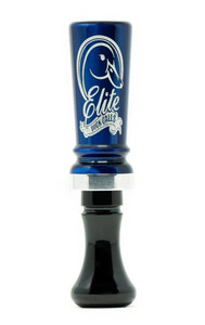 Elite Duck Calls Guide Series Edge - Acrylic / Polycarbonate - Double Reed - Blue Pearl / Black - 706384986861