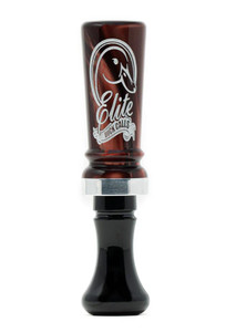 Elite Duck Calls Guide Series Edge - Acrylic / Polycarbonate - Double Reed - Black Cherry Pearl / Black - 706384986885