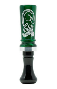 Elite Duck Calls Guide Series Edge - Acrylic / Polycarbonate - Double Reed - Green Pearl / Black - 706384986908