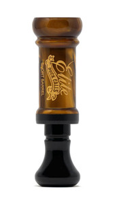 Elite Duck Calls Short Barrel Butcher - Acrylic - Single Reed - Brown Pearl / Black - 741365811244