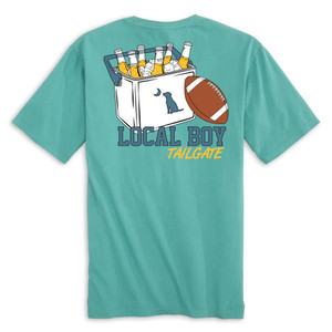 Local Boy Tailgate Tee - Short Sleeve - Seafoam -
