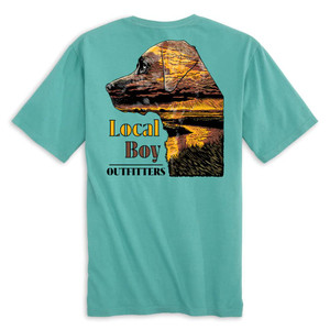 Local Boy Sunset Lab Tee - Short Sleeve - Seafoam -