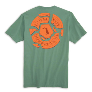 Local Boy Sporting Clay Tee - Short Sleeve - Light Green -