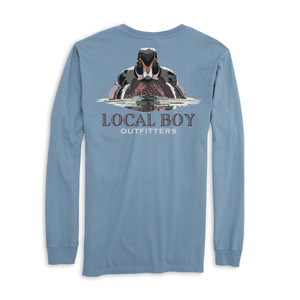 Local Boy Woodrow Tee - Long Sleeve - Slate -