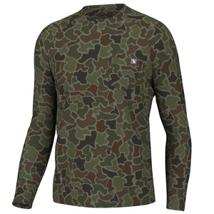 Local Boy Heather-Blend Crew - Long Sleeve - Localflage OD -