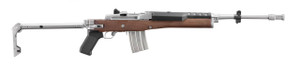 Ruger Mini-14 Tactical 5.56 NATO - 18.5" Threaded Barrel - Walnut / Stainless Steel - 20 Round - 736676058952