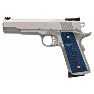 Colt Gold Cup Trophy 45 ACP - 5" Barrel - Stainless / Blue - 8 Round - 098289111210
