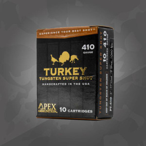 Apex Ammunition Turkey TSS 410 Gauge - 3" - #9.5 - 27/32oz Payload - 1060 FPS - 10 Rounds - 859781007100