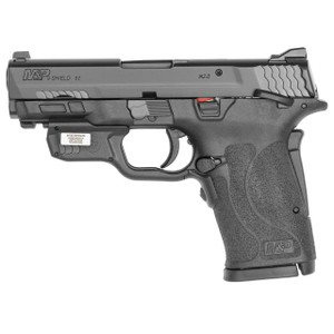 Smith & Wesson M&P Shield EZ 9mm - 3.67" Barrel - Crimson Trace Red Laserguard - Black - 8 Round - 022188882827