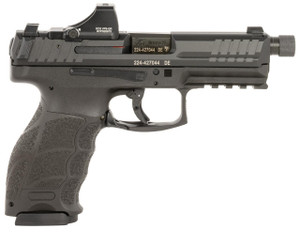 H&K VP9 Tactical 9mm - Holosun SCS Super Green - 4.7" Threaded Barrel - Black - 17 Round - 642230270084