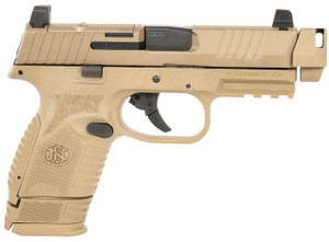 FN 509C Compact 9mm - 4.02" Compensated Barrel - FDE - 15 Round - 845737017842