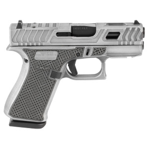 Glock 43X Hoth 9mm - 3.41" Barrel - Slide Serrations / Stippled Grip - Grey Cerakote - 10 Round - 810105515428