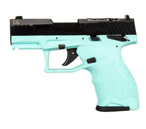 Taurus TX22 Compact 22 LR - 3.5" Barrel - Cyan / Black - 13 Round - 725327941736