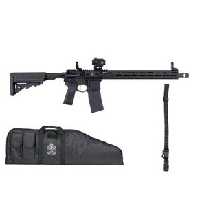 Springfield Armory Saint Victor Gear Up Bundle 5.56 NATO - 16" Threaded Barrel - Includes Crimson Trace CT-103 Red Dot - Black - 30 Round - 706397990626