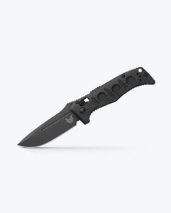 Benchmade Mini Auto Adamas - Black G10 - Drop-Point - 610953206314