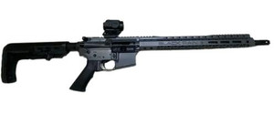 Black Rain Ordnance Spec15 5.56 NATO - 16" Threaded Barrel - Includes Zero Tech 1x25 MOA Red Dot - Concrete - 30 Round - 697067879269