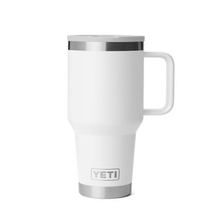 YETI Rambler 30oz Travel Straw Mug with Color-Matched Straw Lid - White - 888830503119