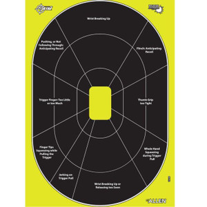 Allen EZ Aim Splah Reactive Paper Targets - 12" x 18" - 8 Pack - 026509046547